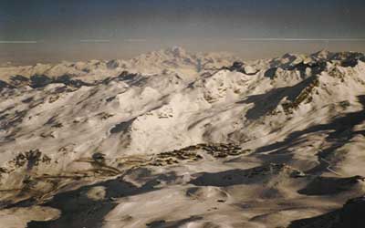 Panorama in Val Thorens